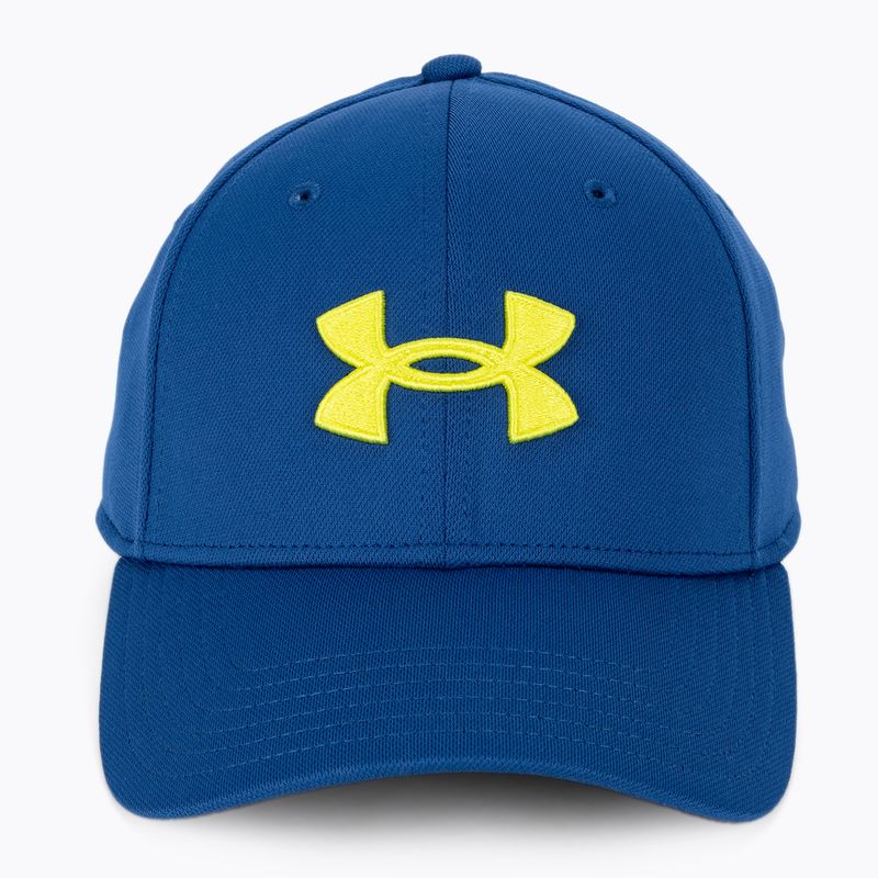 Berretto da baseball Under Armour Blitzing blu mirage/starfruit da uomo 4