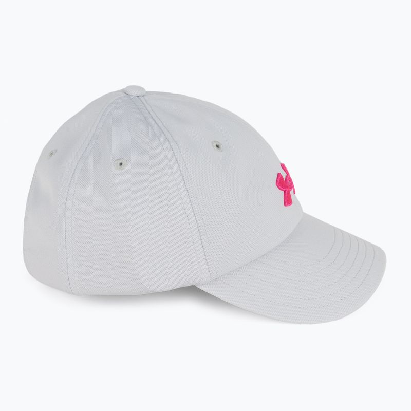 Berretto da baseball Under Armour donna Blitzing Adj halo grigio/argento rosa 2