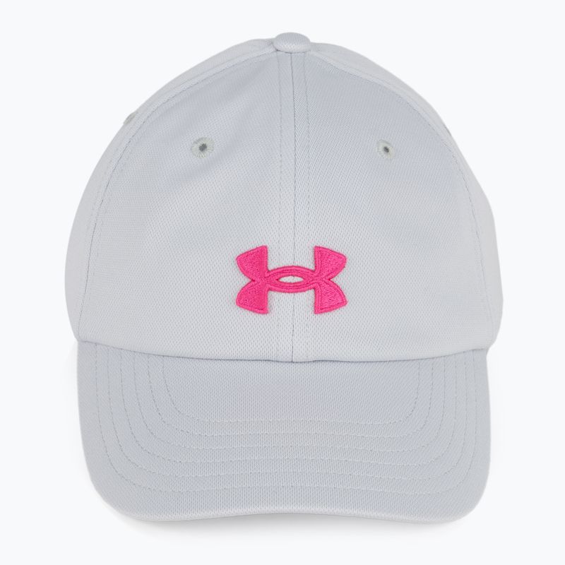 Berretto da baseball Under Armour donna Blitzing Adj halo grigio/argento rosa 4