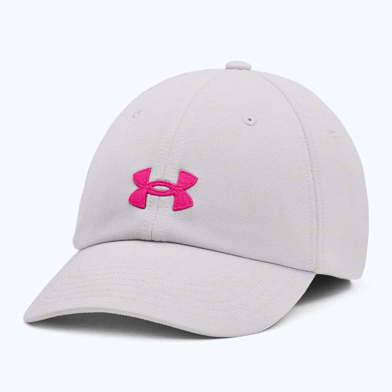 Berretto da baseball Under Armour donna Blitzing Adj halo grigio/argento rosa 5