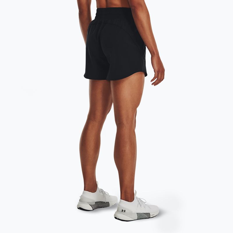 Pantaloncini Under Armour donna Vanish 5in nero/nero 3