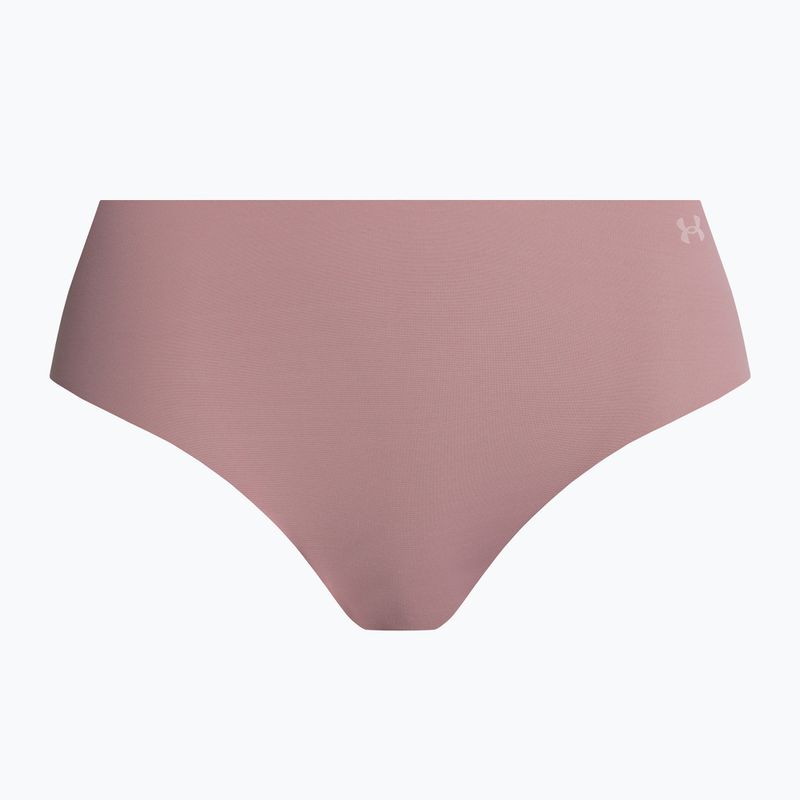 Under Armour Ps Thong slip da donna 3 pezzi rosa elisir/grigio alo/rosa 5
