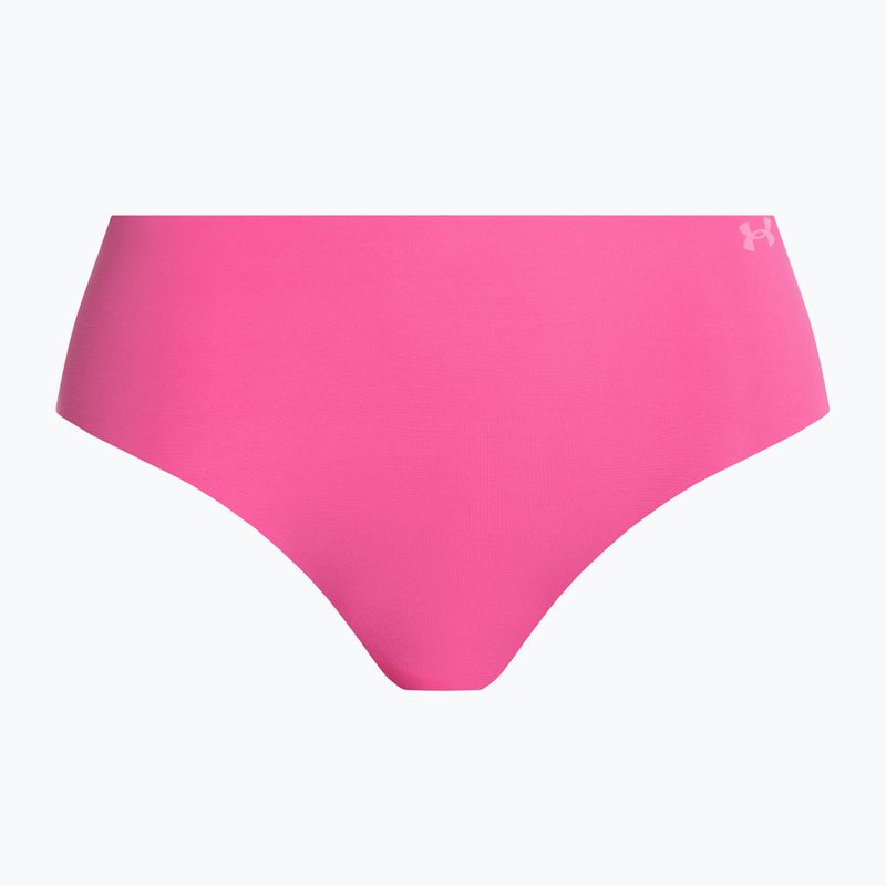 Under Armour Ps Thong slip da donna 3 pezzi rosa elisir/grigio alo/rosa 8