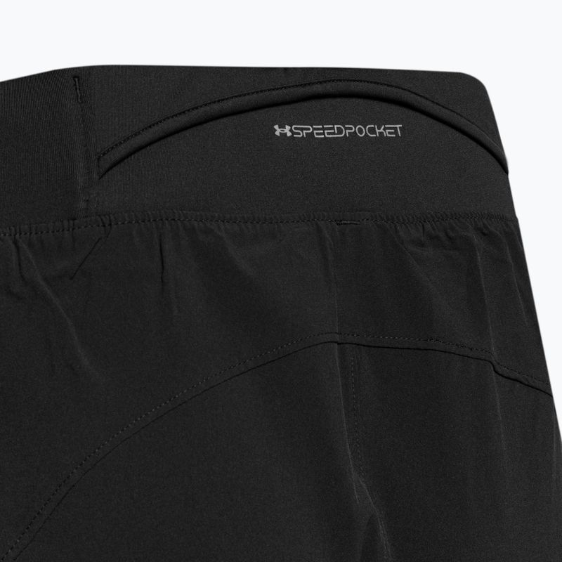 Pantaloni da corsa Under Armour Outrun The Storm donna nero/riflettente 9