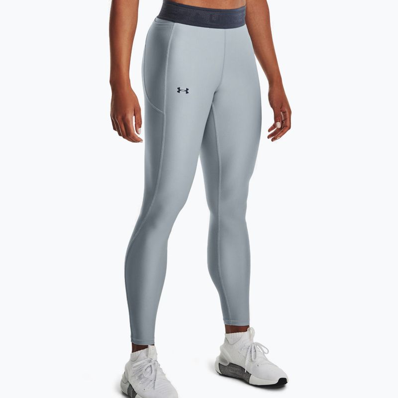 Under Armour Armour Branded WB - leggings da donna harbor blue/downpour gray