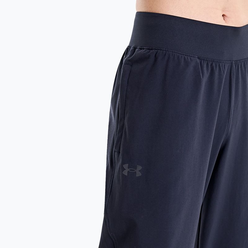 Pantaloni da corsa Under Armour Outrun The Storm donna nero/riflettente 4