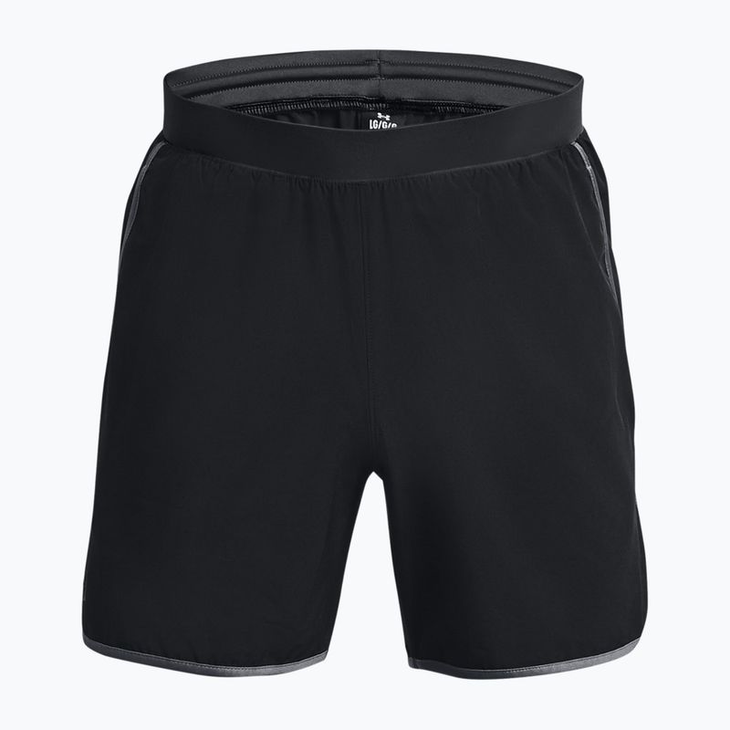Under Armour Hiit Woven 6in nero/grigio pantaloncini da allenamento da uomo