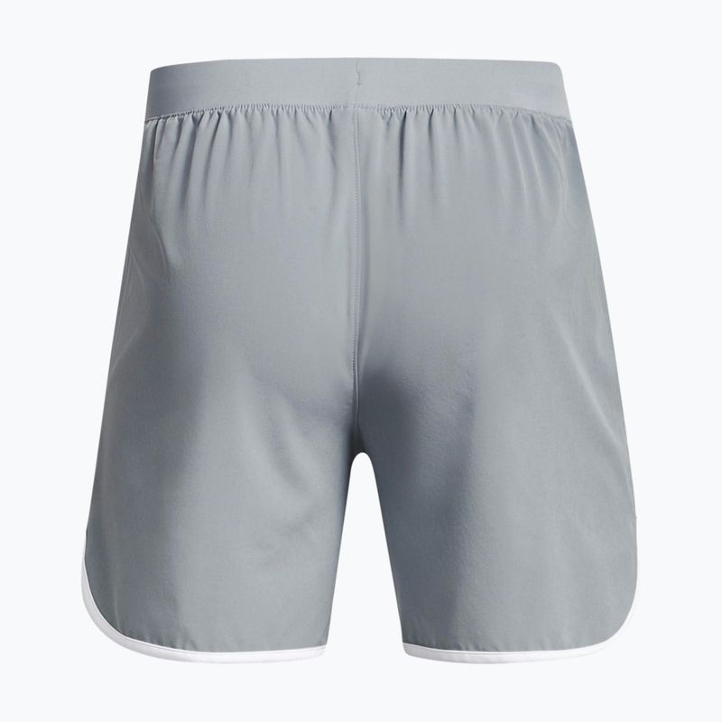 Pantaloncini da allenamento Under Armour Hiit Woven 6in harbor blu/bianco per uomo 5