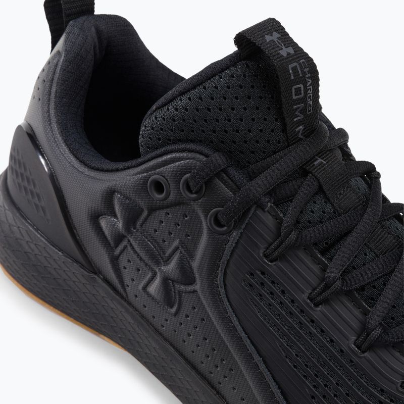 Under Armour Charged Commit Tr 3 nero/nero/nero scarpe da ginnastica da uomo 7