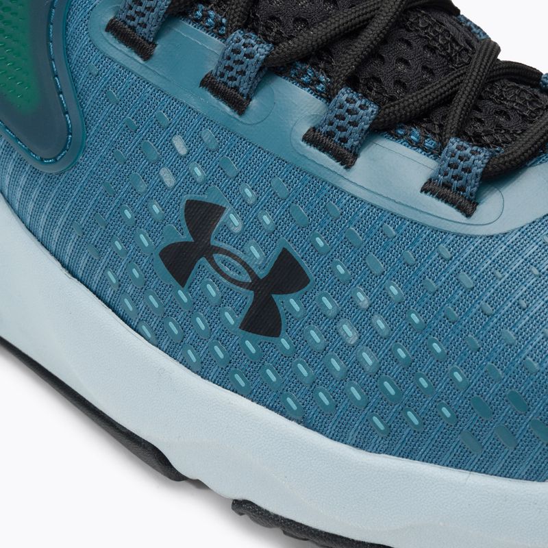 Under Armour Hovr Rise 4 scarpe da allenamento blu statico/lime surge/nero da uomo 10