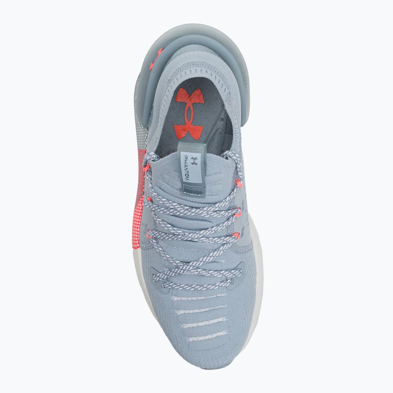 Under Armour Hovr Phantom 3 scarpe da corsa da uomo harbor blu/grigio nebbia/dopo la bruciatura 6