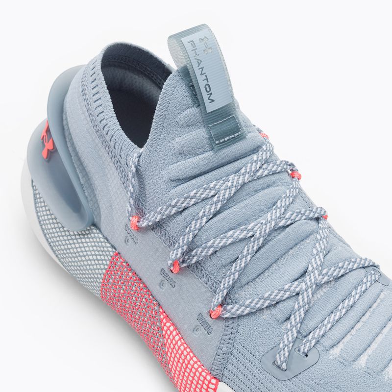 Under Armour Hovr Phantom 3 scarpe da corsa da uomo harbor blu/grigio nebbia/dopo la bruciatura 7