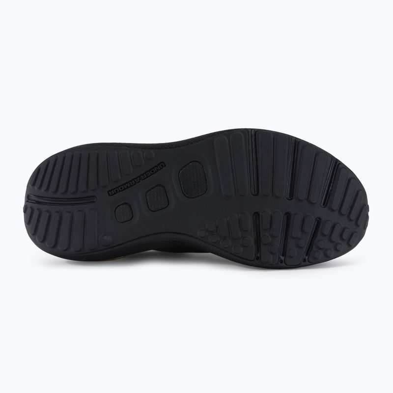 Under Armour Hovr Phantom 3 Mtlc Uomo scarpe da corsa nero/nero/oro metallico 5