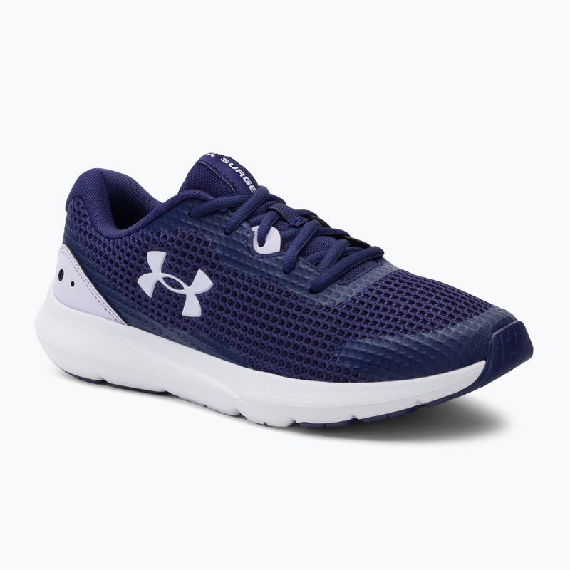 Under Armour Surge 3 scarpe da corsa da donna blu sonar/blu sonar/nebulosa viola