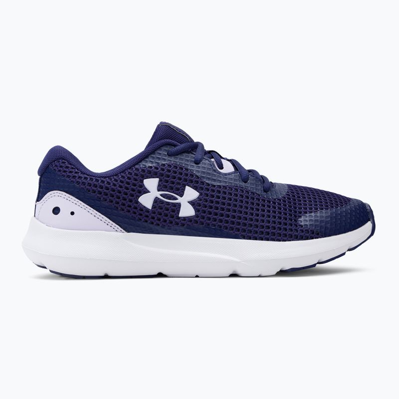Under Armour Surge 3 scarpe da corsa da donna blu sonar/blu sonar/nebulosa viola 2