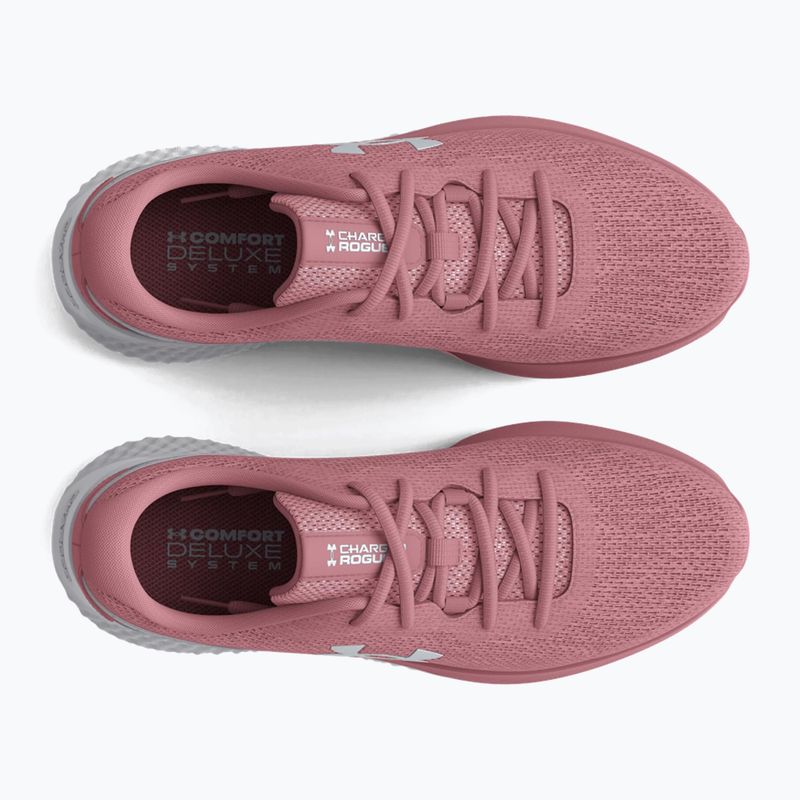 Under Armour scarpe da corsa donna W Charged Rogue 3 Knit rosa elisir/bianco/argento metallico 13