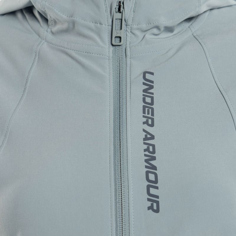 Giacca da corsa Under Armour Outrun The Storm donna harbor blue/harbor blue/riflettente 3