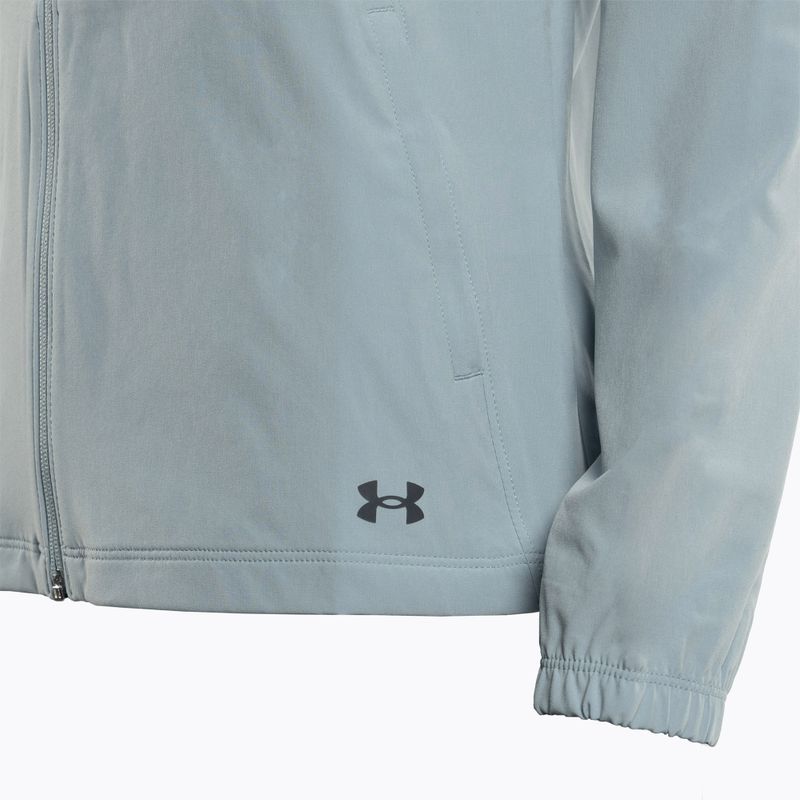 Giacca da corsa Under Armour Outrun The Storm donna harbor blue/harbor blue/riflettente 4