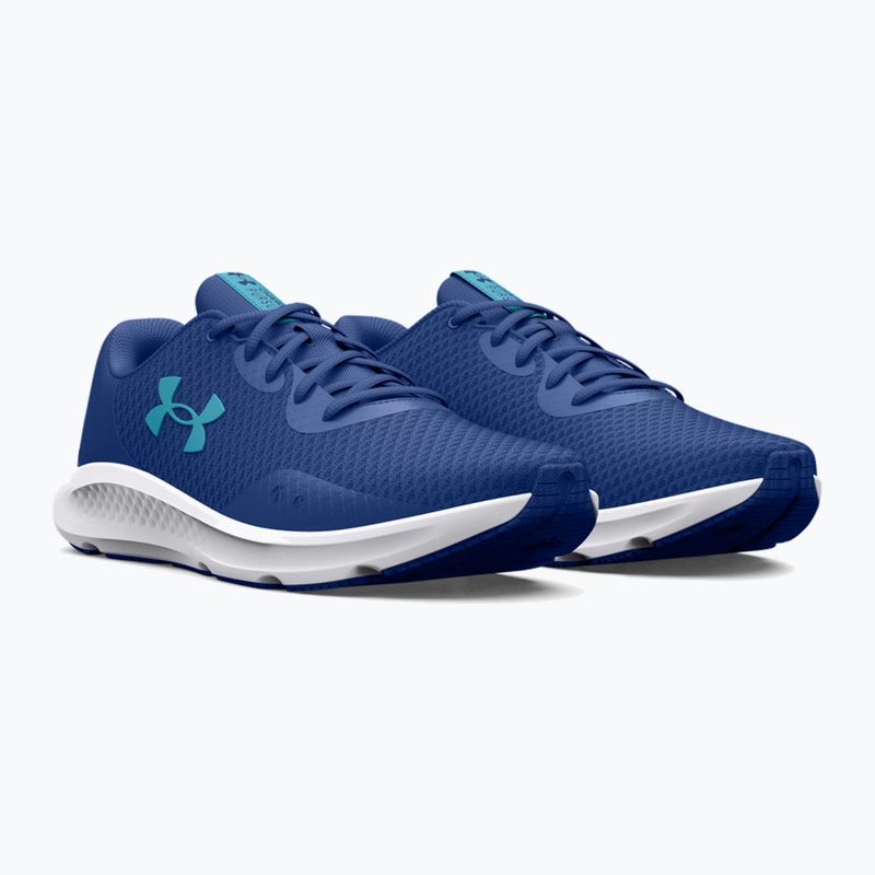 Under Armour Charged Pursuit 3 scarpe da corsa uomo blu mirage/blu mirage/blu surf 11