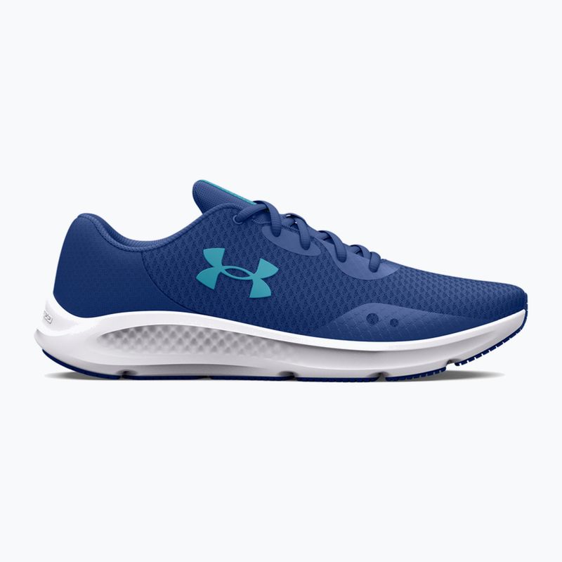 Under Armour Charged Pursuit 3 scarpe da corsa uomo blu mirage/blu mirage/blu surf 12