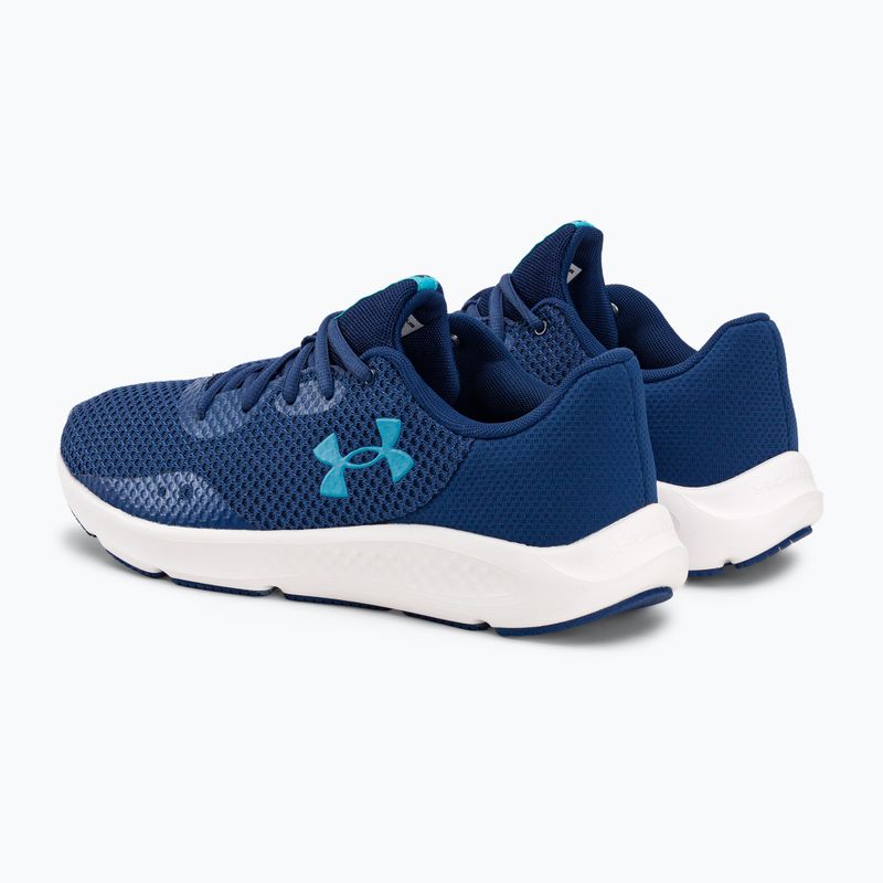 Under Armour Charged Pursuit 3 scarpe da corsa uomo blu mirage/blu mirage/blu surf 4