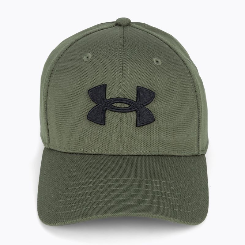 Berretto da baseball Under Armour Blitzing marine da uomo verde/nero 4