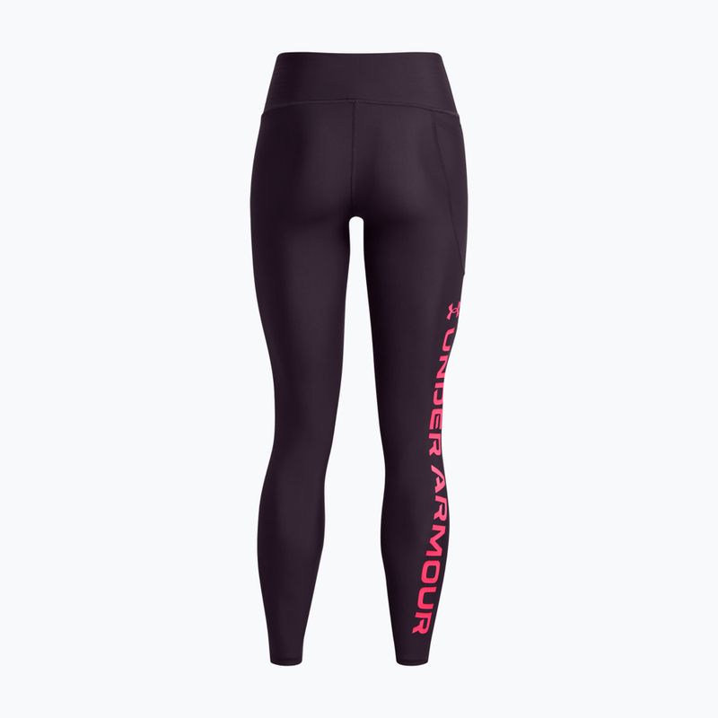 Leggings Under Armour donna Branded tux viola/rosa shock 2