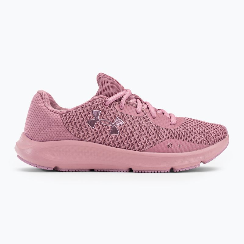 Scarpe da corsa Under Armour donna W Charged Pursuit 3 elisir rosa/elisir rosa/elisir rosa 2