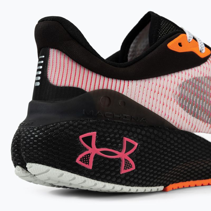 Under Armour Hovr Machina Breeze scarpe da corsa uomo nero/bianco/rosa shock 9