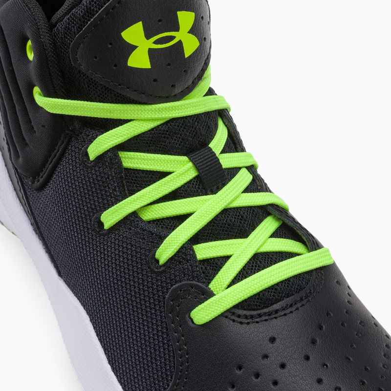 Under Armour Gs Jet '21 scarpe da basket per bambini nero / bianco / lime surge 7