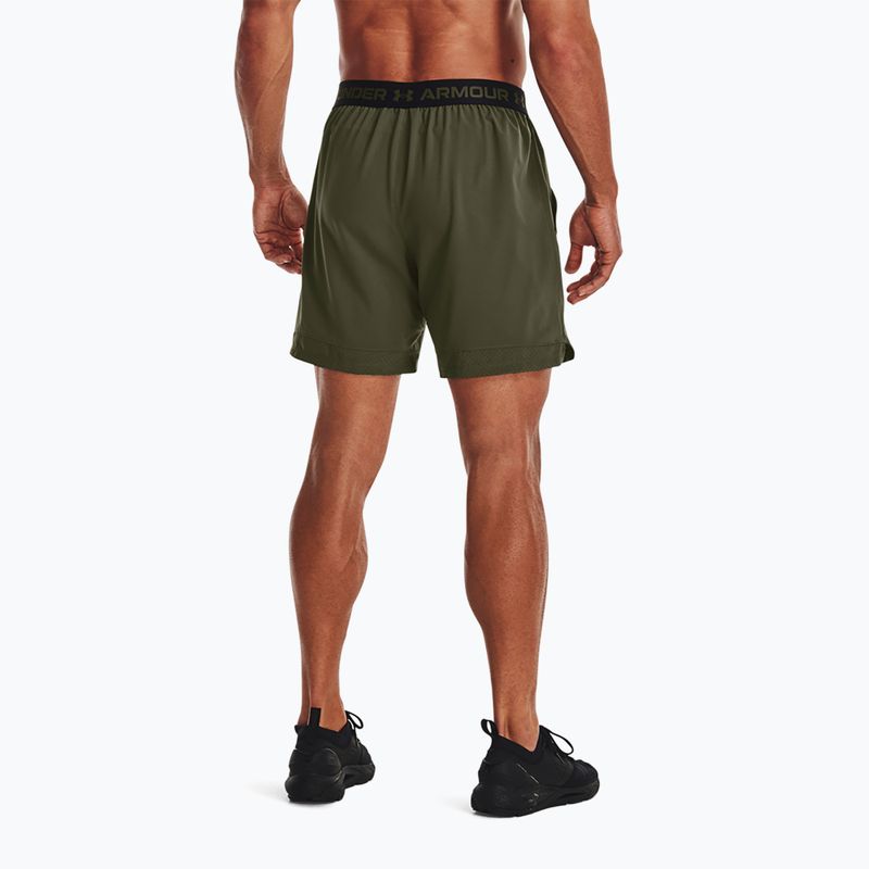 Pantaloncini da allenamento uomo Under Armour UA Vanish Woven 6in navy od green/black 3