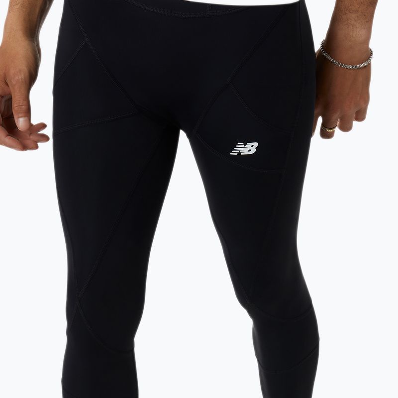 Leggings da corsa New Balance Compression Tight da uomo, nero 3