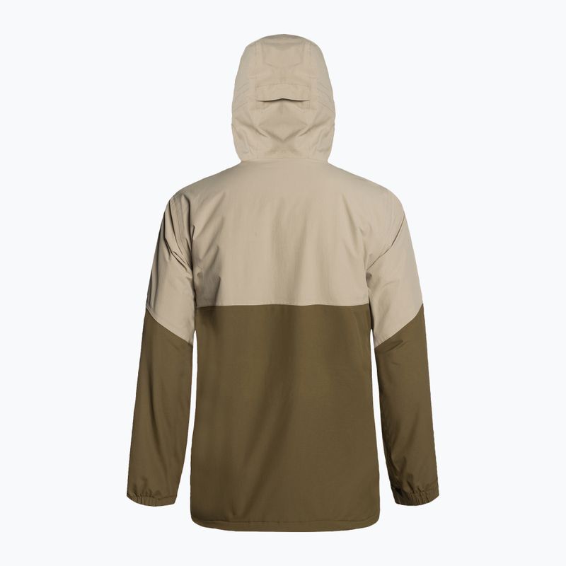 Giacca da snowboard Volcom L Ins Gore-Tex da uomo color kaki scuro 2