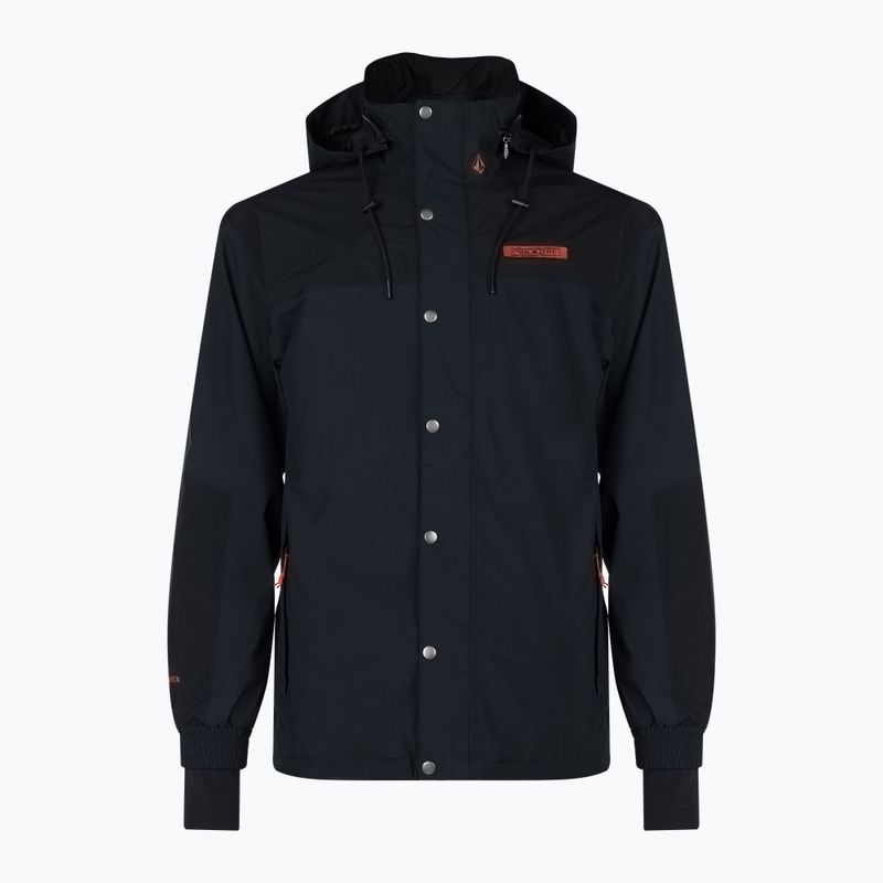 Giacca da snowboard da uomo Volcom Longo Gore-Tex nero