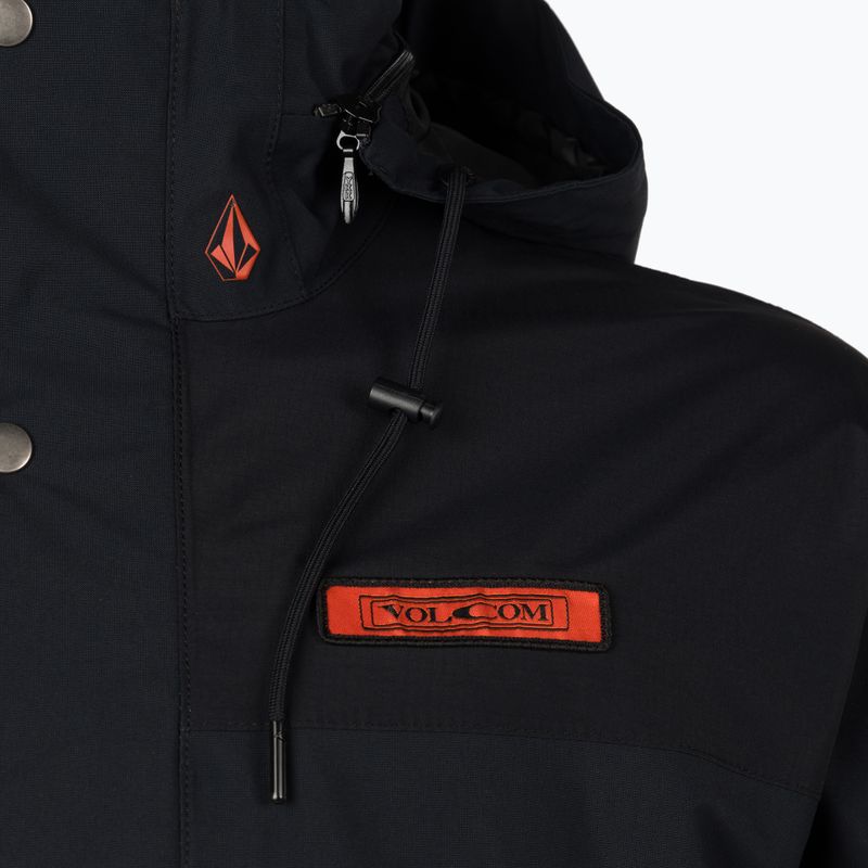 Giacca da snowboard da uomo Volcom Longo Gore-Tex nero 3