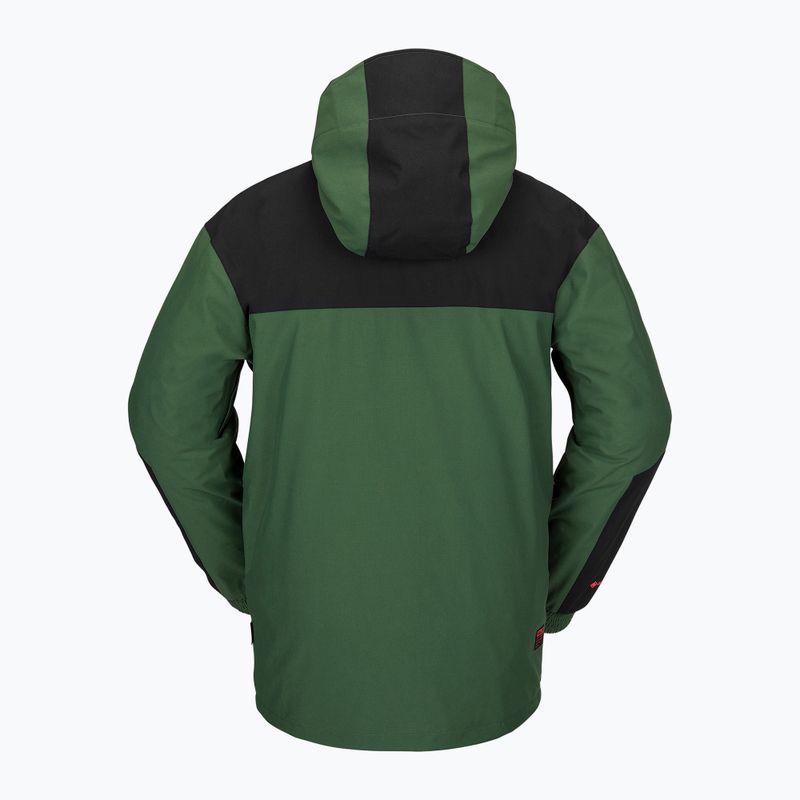 Giacca da snowboard Volcom Longo Gore-Tex militare da uomo 8