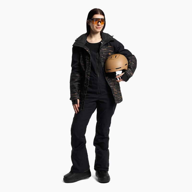 Giacca da snowboard da donna Volcom Shelter 3D Stretch con stampa tigrata 2