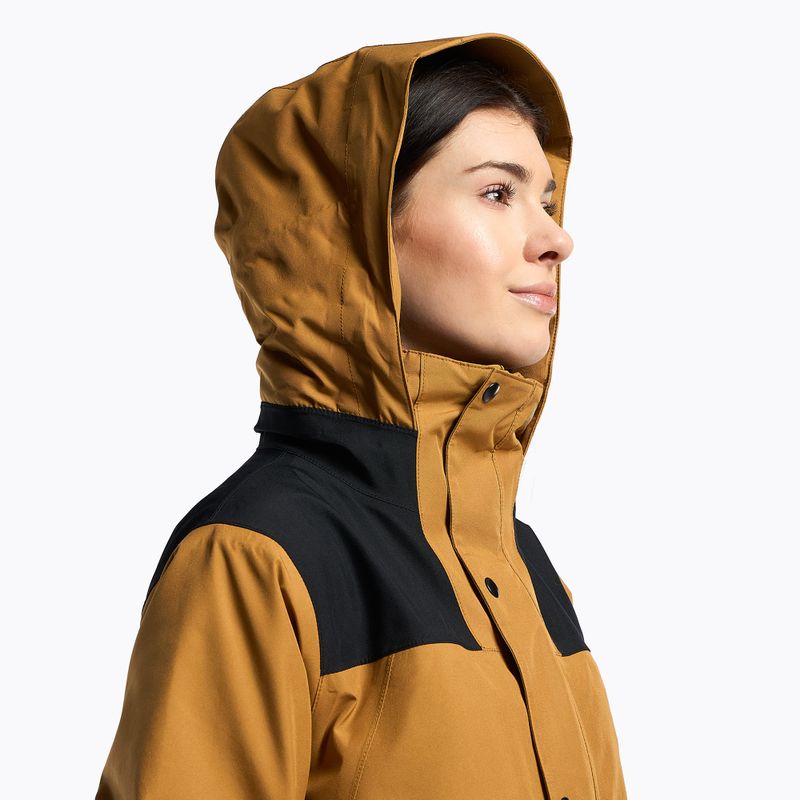 Giacca da snowboard da donna Volcom Ell Ins Gore-Tex caramello 4