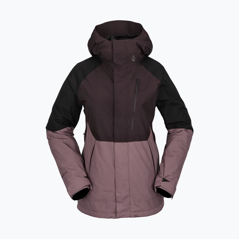 Giacca da snowboard da donna Volcom Aris Ins Gore nero prugna 7
