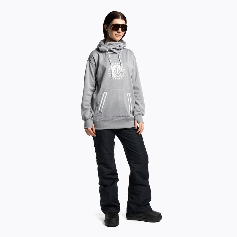 Felpa Volcom Spring Shred Hoody donna grigio erica 2