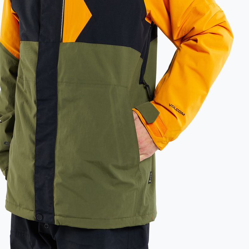 Giacca da snowboard Volcom L Ins Gore-Tex uomo oro 4