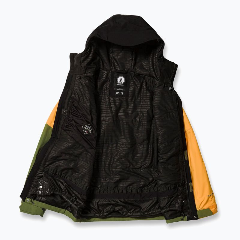 Giacca da snowboard Volcom L Ins Gore-Tex uomo oro 9