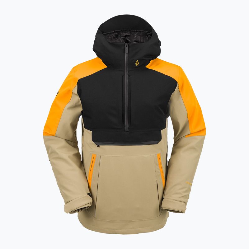 Giacca da snowboard Volcom Brighton Pullover uomo oro 8