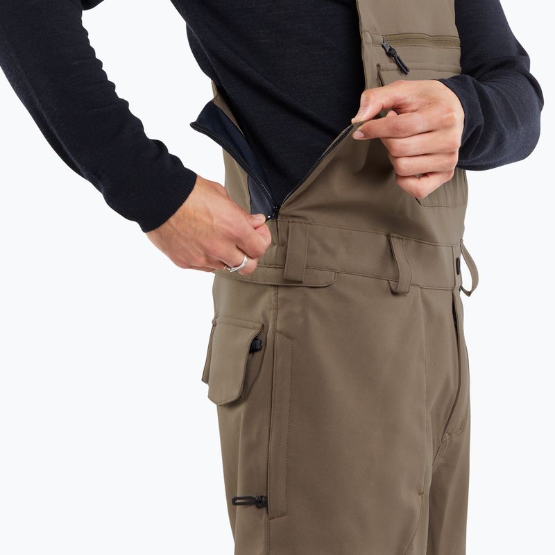 Pantaloni da snowboard Volcom Roan Bib Overall da uomo in teak 5