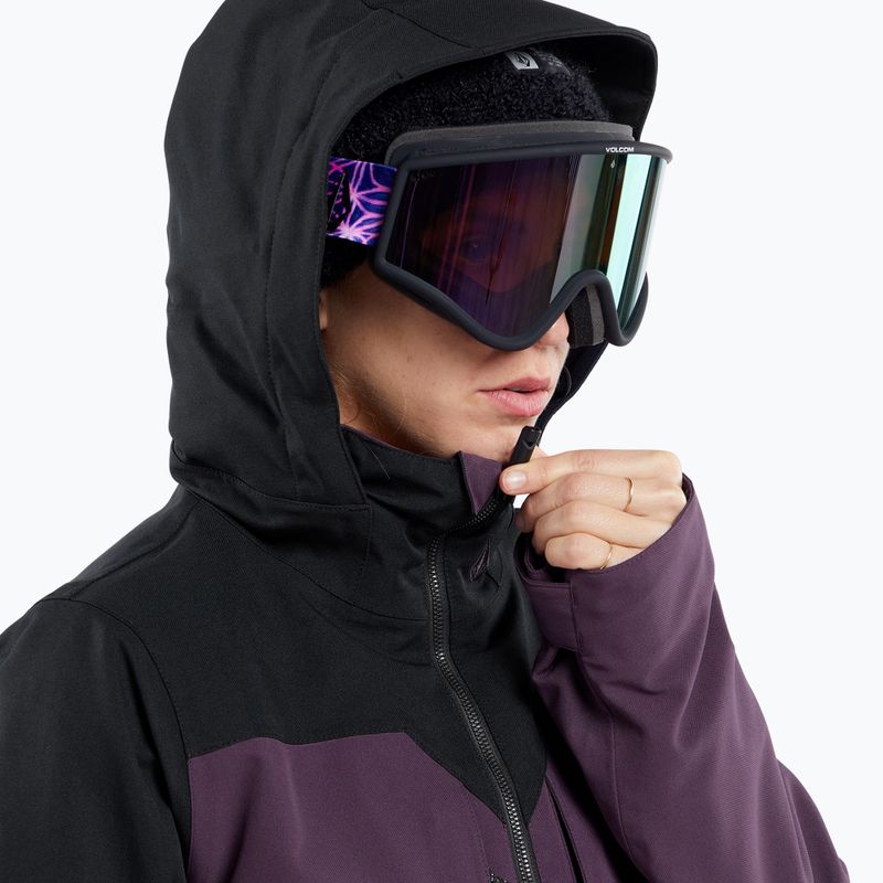 Giacca da snowboard da donna Volcom Shelter 3D Stretch mora 3