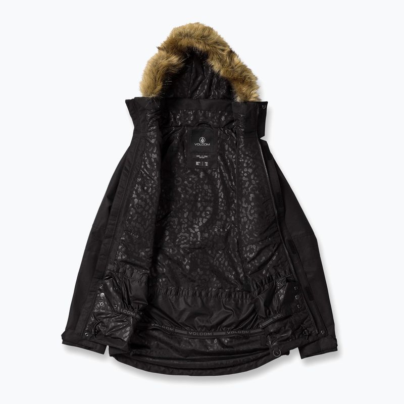 Giacca da snowboard da donna Volcom Fawn Ins nero 9