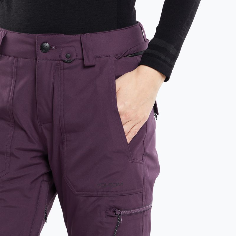 Pantaloni da snowboard da donna Volcom Knox Ins Gore-Tex moro 4