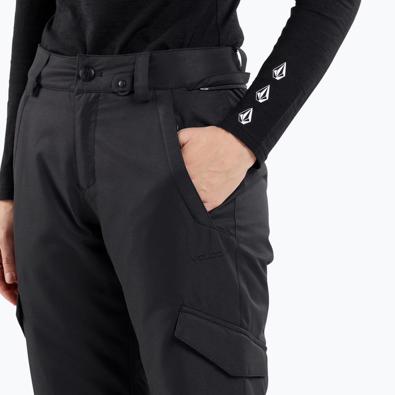 Pantaloni da snowboard da donna Volcom Bridger Ins nero 4