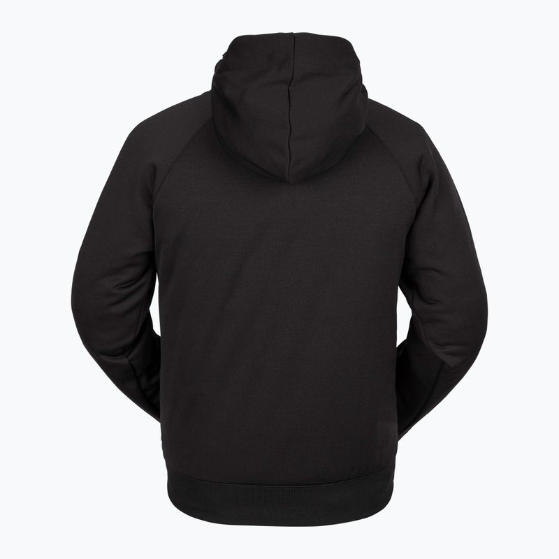 Felpa con cappuccio Volcom Hydro Riding Uomo nero 7