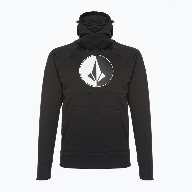 Felpa con cappuccio Volcom Hydro Riding Uomo nero